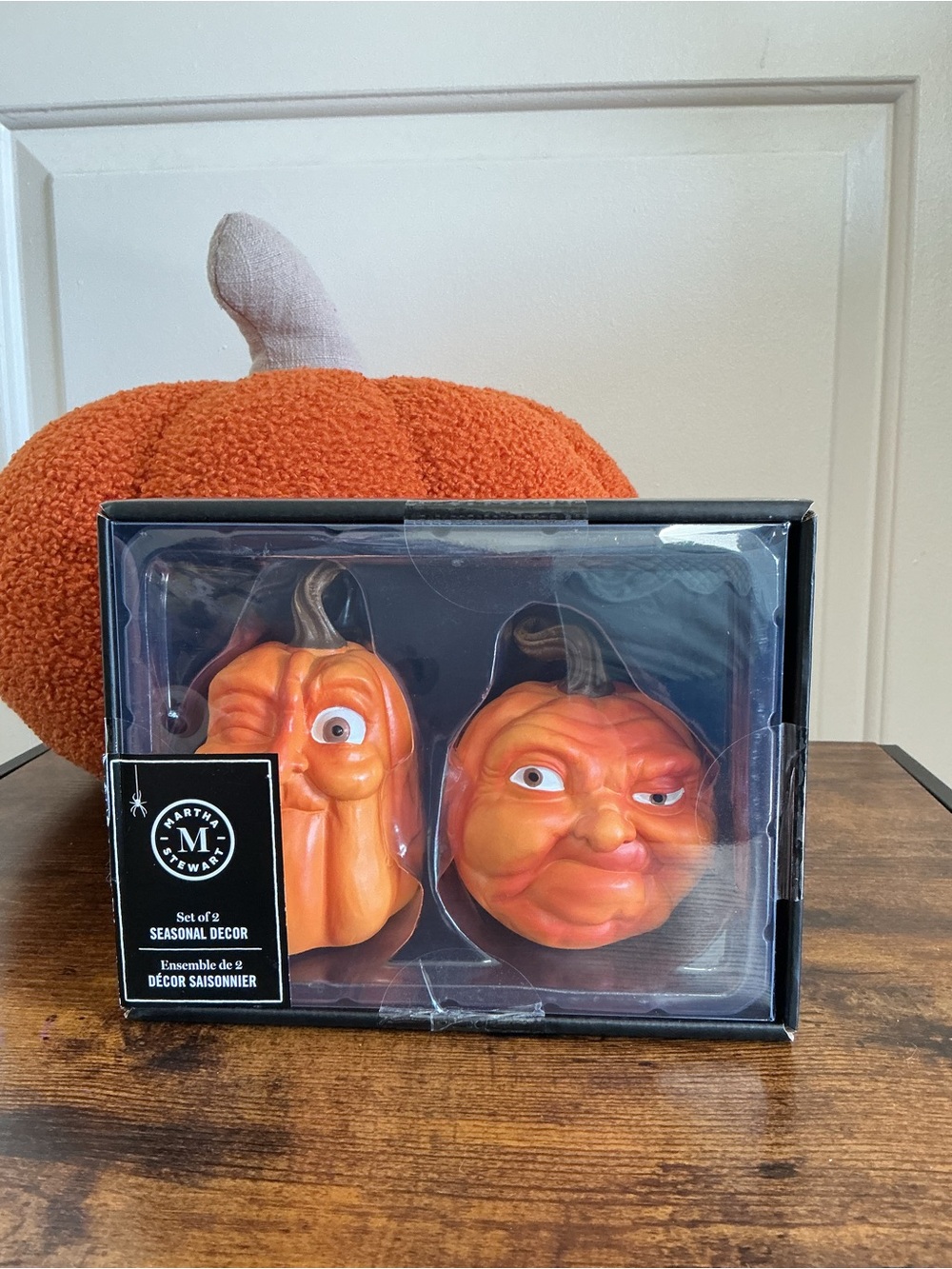 Martha Stewart Halloween Pumpkin Face Décor Set